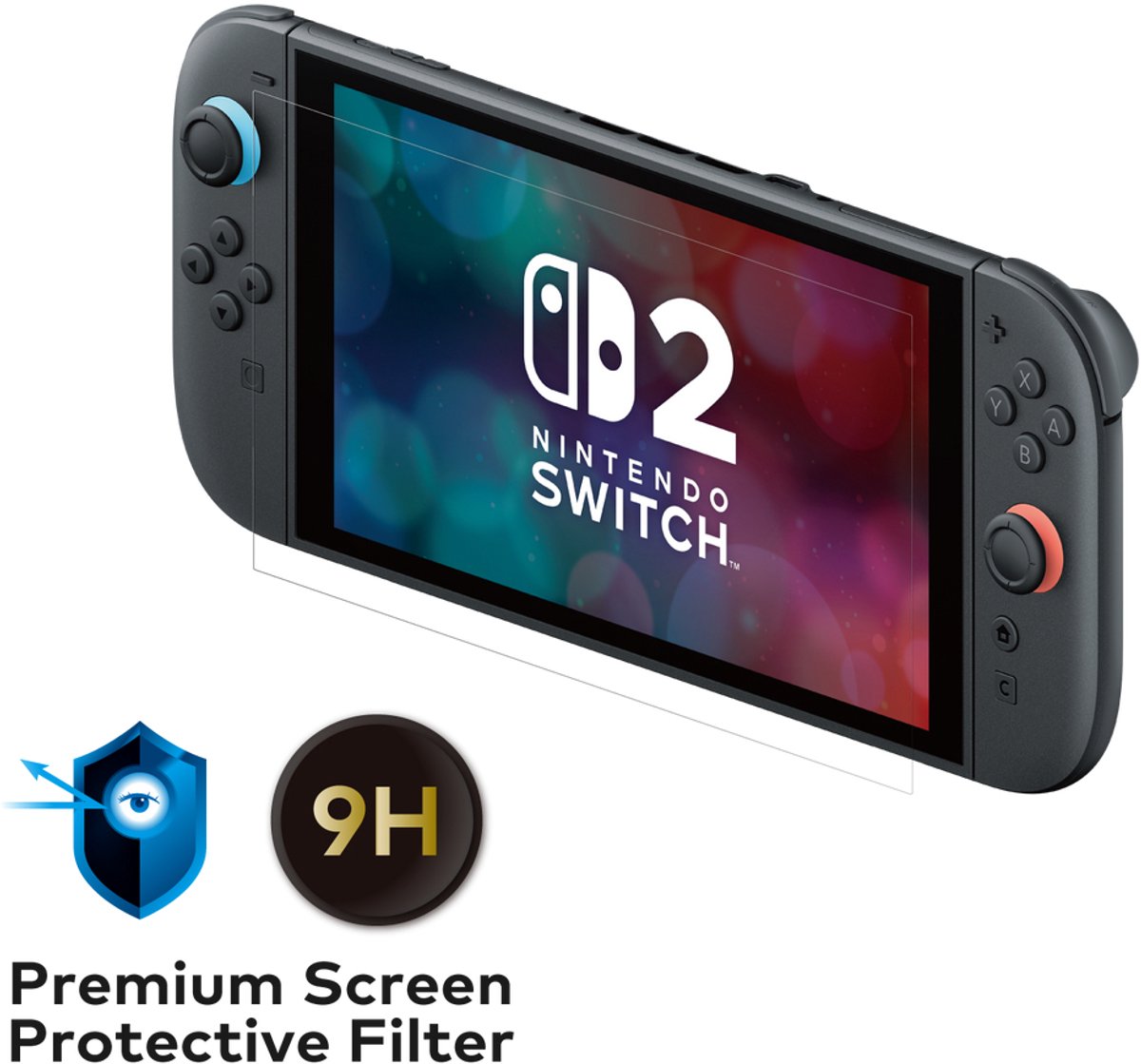 HORI Premium Screen Protective Filter voor Nintendo Switch 2 screenprotector thumbnail 3