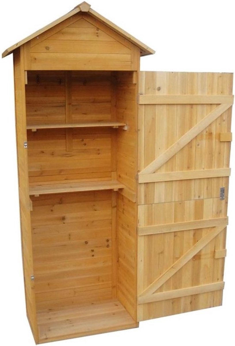 Thuys – Tuinkast Hout – Tuinberging – Schuurtje – 49 x 79 x 190 cm – Hout