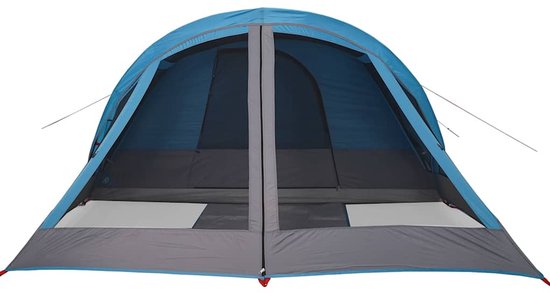 vidaXL Kampeertent 4-Persoons - Waterdicht - Blauw Kampeertent - Bungalowtent - Tent - Campinguitrusting - Buitenleven van Vidaxl — afbeelding 3