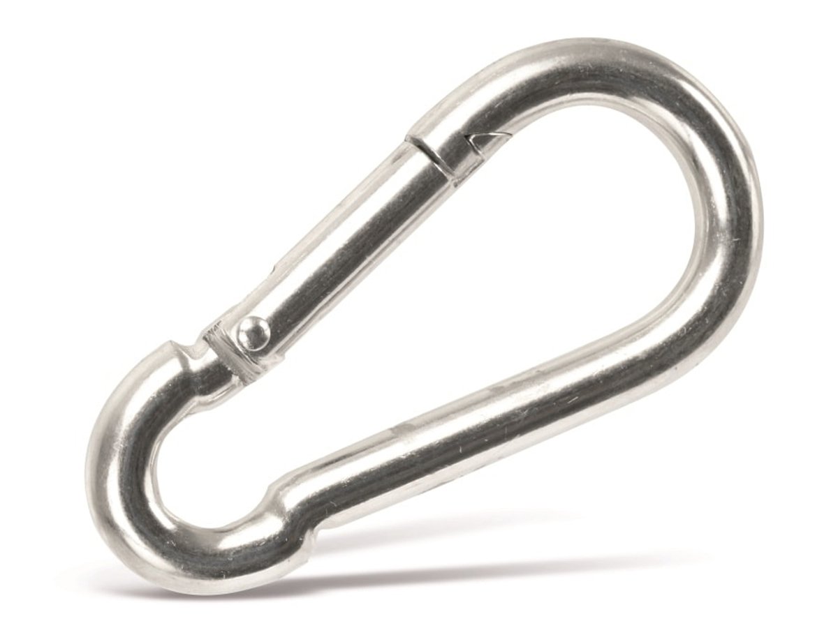 MASTERPROOF Karabijnhaak, 80x8 mm