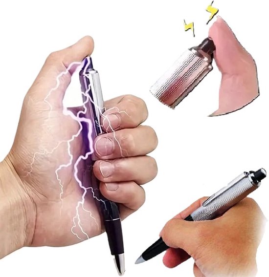 Elektrische Schokpen I Fop Speelgoed Fopartikel I Geeft Een Lichte Schok I Grappige Gag Geschenk I Voor Volwassenen