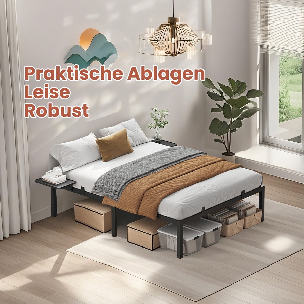 Bedframe – 140 x 190 cm – Compact Bedframe