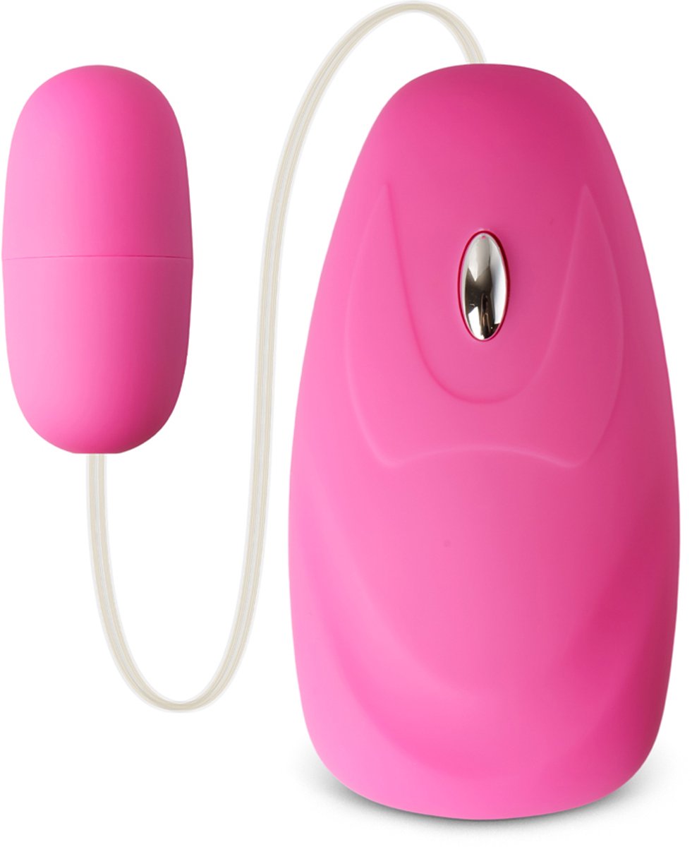 Bedrade Bullet Vibrator met Drukknop – Krachtige Trillingen – Compact & Discreet – Roze Vibratie Ei