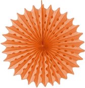 Honeycomb Waaier 45cm Zalm Roze