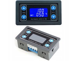 Digitale XY-PWM generator 1Hz-150kHz 3,3-30V met UART LCD