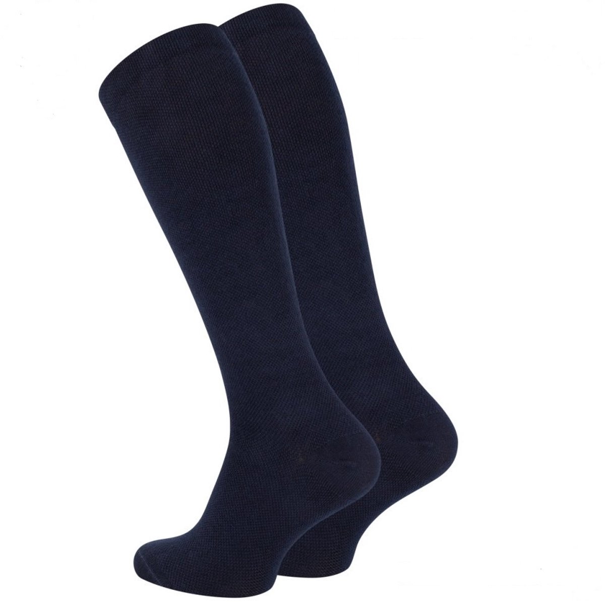 Compressie kniekousen maat 35-38 (S/M) - Steunkousen - Compressie sokken - Reizen - Sporten - Zwangerschap - Marineblauw