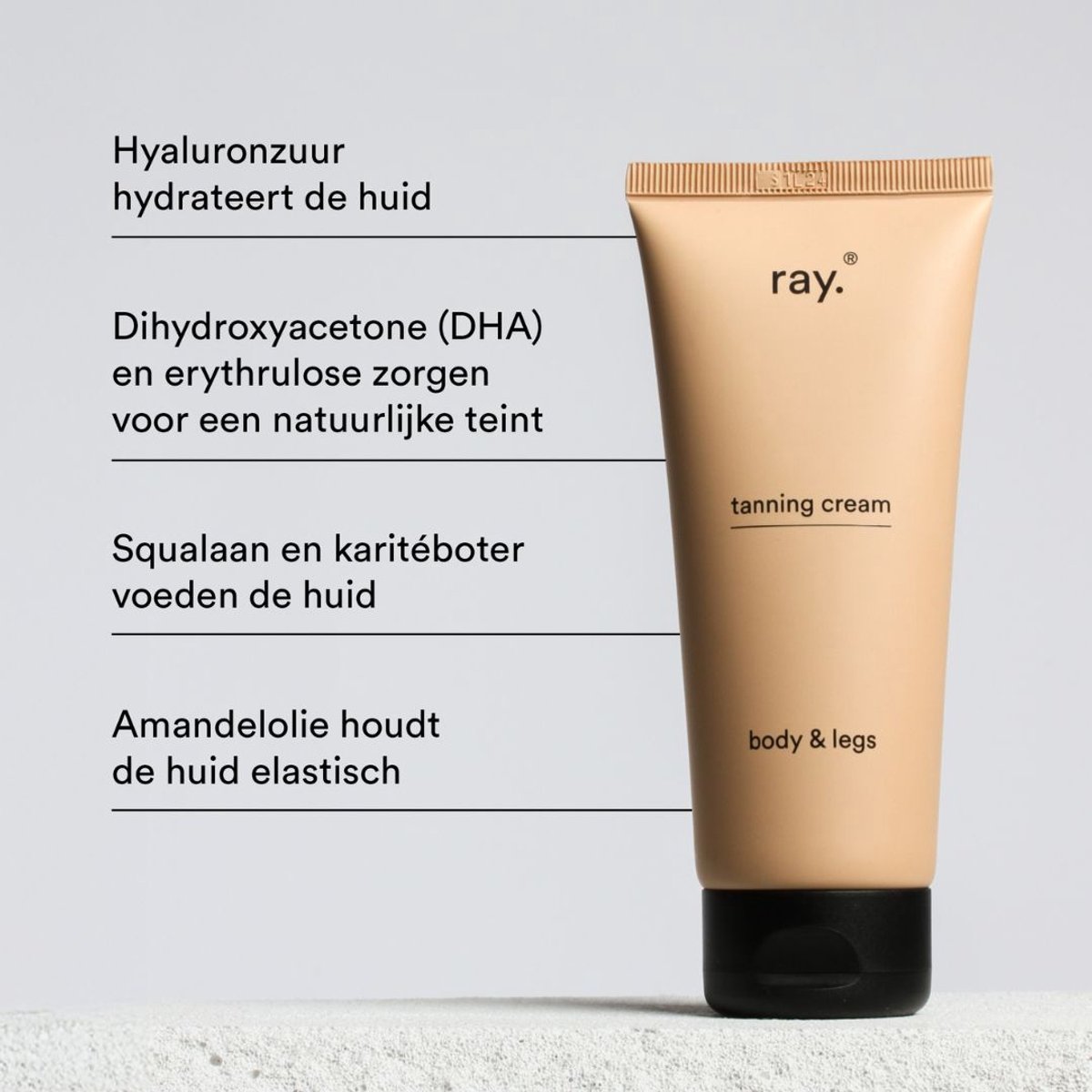 Ray - Zelfbruinende Bodylotion - 100ml - Natuurlijk Resultaat - Voor Het Lichaam - Geleidelijke Zelfbruiner – foto 3