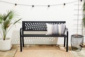 909 Outdoor - Stalen Tuinbank - 2 Personen - Slijtvast - Capaciteit 220kg - 125 x 53 x 77 cm (B x D x H)