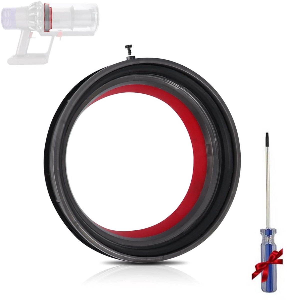 Geschikt voor Brede afdichting voor Dyson V10 SV12 - Geschikt voor Vaste stofboxafdichting voor Dyson V10 stofzuiger - Geschikt voor Reserveonderdelen voor Dyson V10