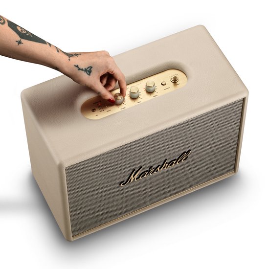 Marshall Woburn III - Bluetooth Speaker - Cream | bol