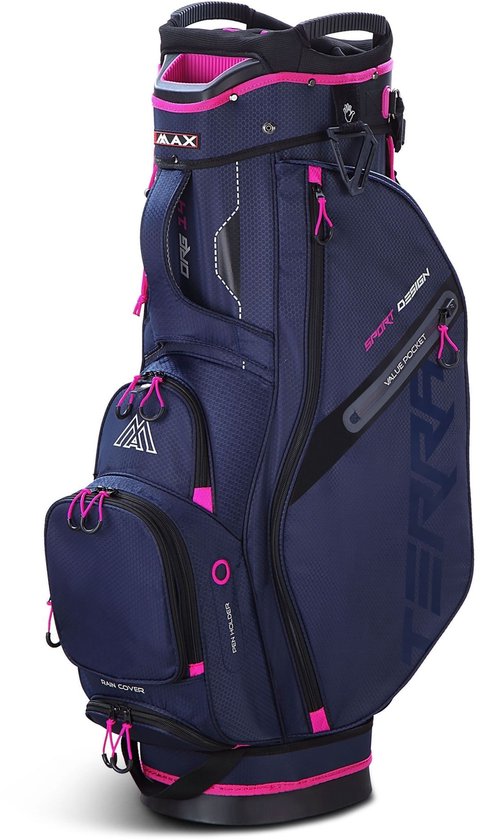 Sac de golf Big Max Terra Sport - Sac de chariot - Blue fuchsia