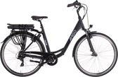 AMIGO E-Alvor D2 Elektrische Fiets - E-bike 28 Inch - 53 cm - Damesfiets met 7 Versnellingen - V-Brakes - 536 Wh Accu - Matzwart