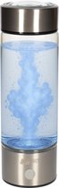 Gourde H2 - Bouteille d'eau générateur d'hydrogène - Générateur d'hydrogène - 500 ml - Gris métallisé