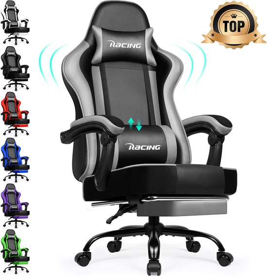 Elekiatech Gaming Stoel - Gamestoel mit 90°-170° Rugleuning