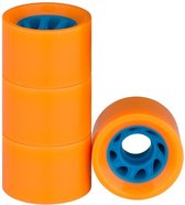 Nijdam Flip Grip Board Wielen - 60 x 39 mm - 4st - Oranje/Blauw