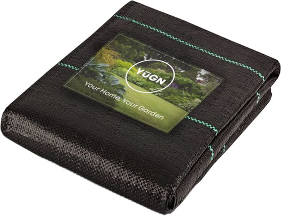 Couvre-sol et couvre-sol durables en tissu racinaire YUGN - Contrôle des Désherbage idéal pour la culture de Plantes dans le potager - Également limiteur de racines et pavage de jardin et couvre-sol - 4,2 x 5 mètres