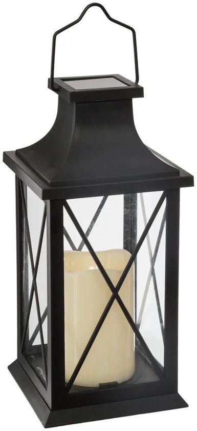 Atmosphera Solar tuinlantaarn met LED kaarslicht