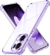 Coque Casemania compatible avec Oppo Reno 13 Pro - Transparente - Coque arrière hybride antichoc