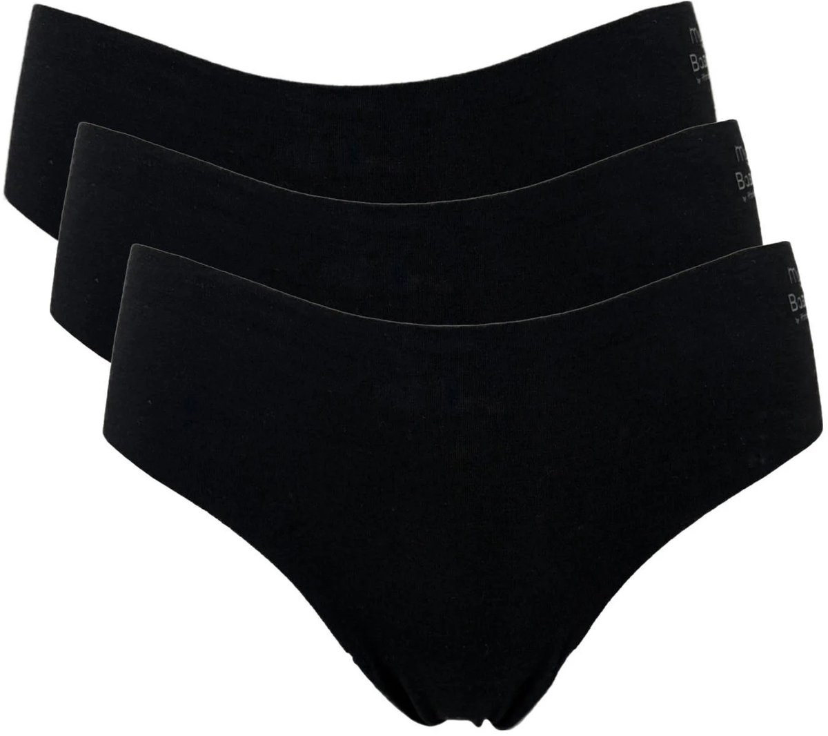 My Basic by After Eden - Free-cut boxer van biologisch katoen – Zwart - 3-pack - Maat L