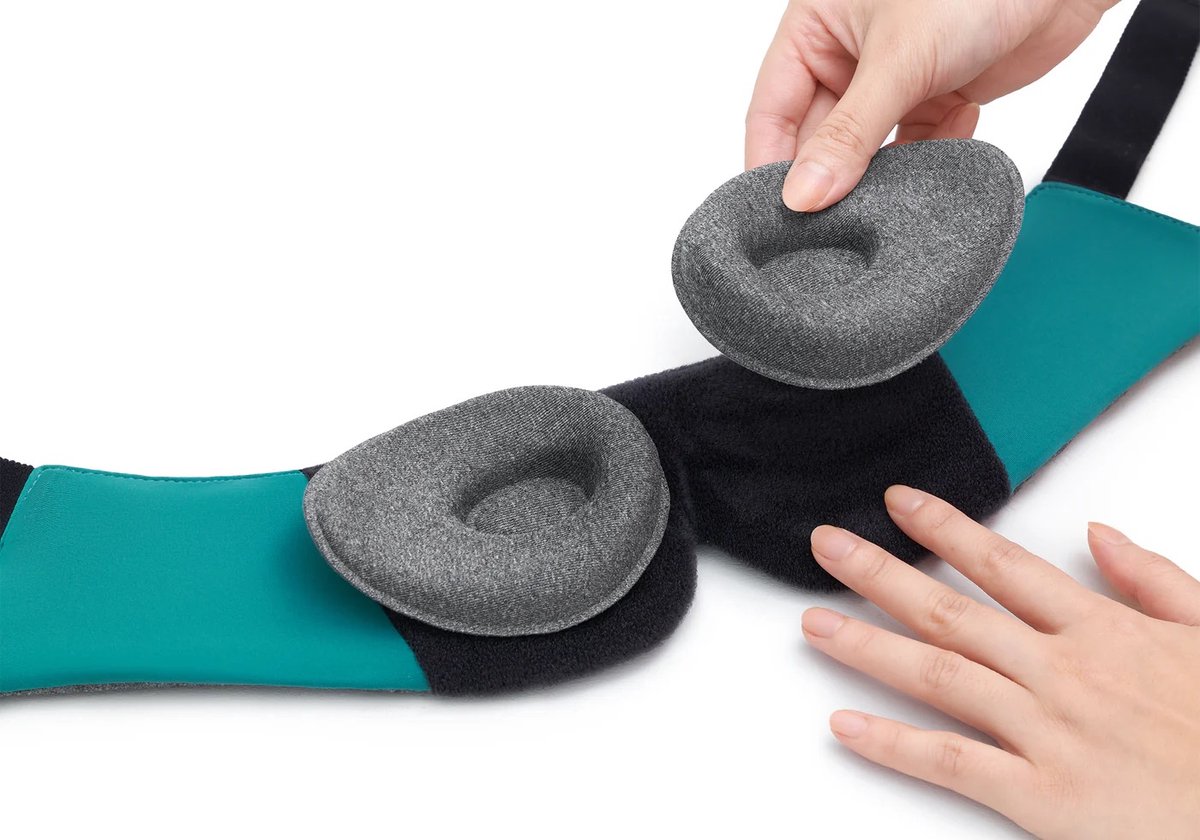 Manta WEIGHTED Sleep Mask - Verzwaard slaapmasker – 100% verduisterend – Geen druk op ogen – Zacht & ademend – Volledig verstelbaar – Voor diepe ontspanning en betere slaap - Geschikt voor zijslapers — afbeelding 18