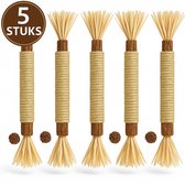 Twenty4seven® Matatabi Stokjes 5x – Natuurlijk – Catnip Effect – Eetbaar