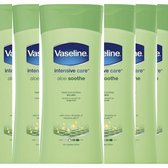 Vaseline Intensive Care - Aloe Soothe Bodylotion - 6x400ml - bodylotion - Hydratatie & Verzorging - Voordeelverpakking