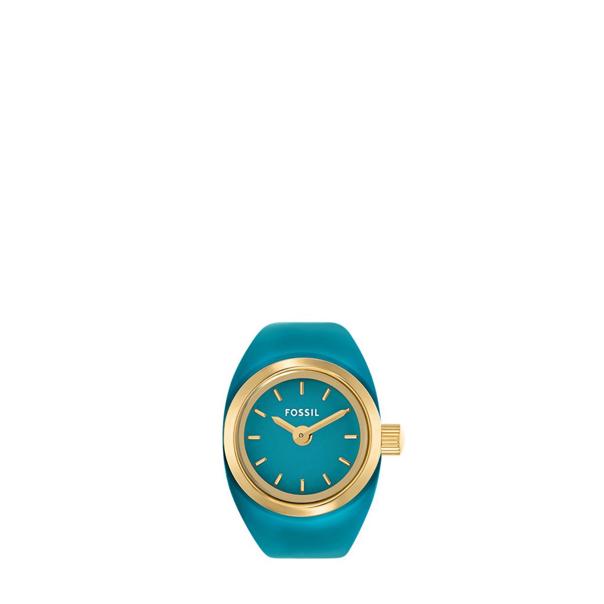Fossil WATCH RING Dames Horloge 15 mm - Goudkleurig