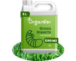 Grass Insects Concentraat (5L, 1250m2) - Engerlingen - Larven van Rouwvliegjes - Bodeminsecten - Emelten - Organifer