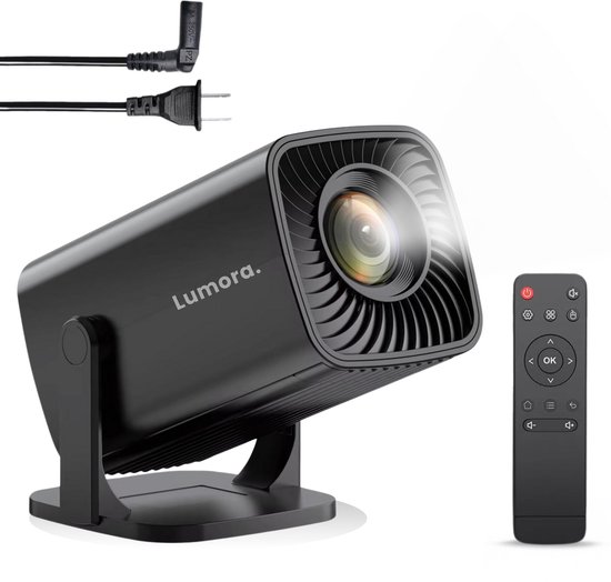 Lumora® Mini Beamer 2025 - Alles-in-één Smart TV Projector - 4K Ultra HD - Voor iOS & Android