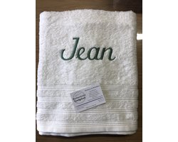 Gepersonaliseerde Handdoek met naam of tekst geborduurd