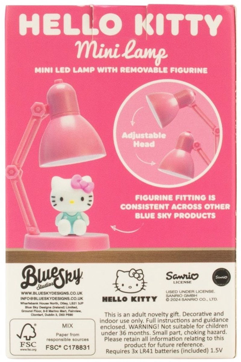 Sanrio - Hello Kitty - leuk mini lampje van +/- 10cm hoog - afneembare figurine - verstelbaar — cadeau in Wonen & Interieur - foto 7