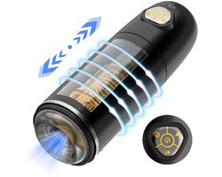 One2Play Automatische Masturbator voor Man – Electrisch - Pocket Pussy - Blowjob Simulator - Kunst Vagina – Sex Toys Mannen – Nep Kut