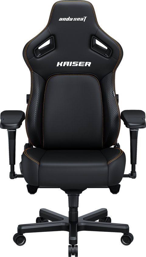 Andaseat Kaiser 4 Gaming Chair Extra Groot Zwart - Andaseat - €549,99