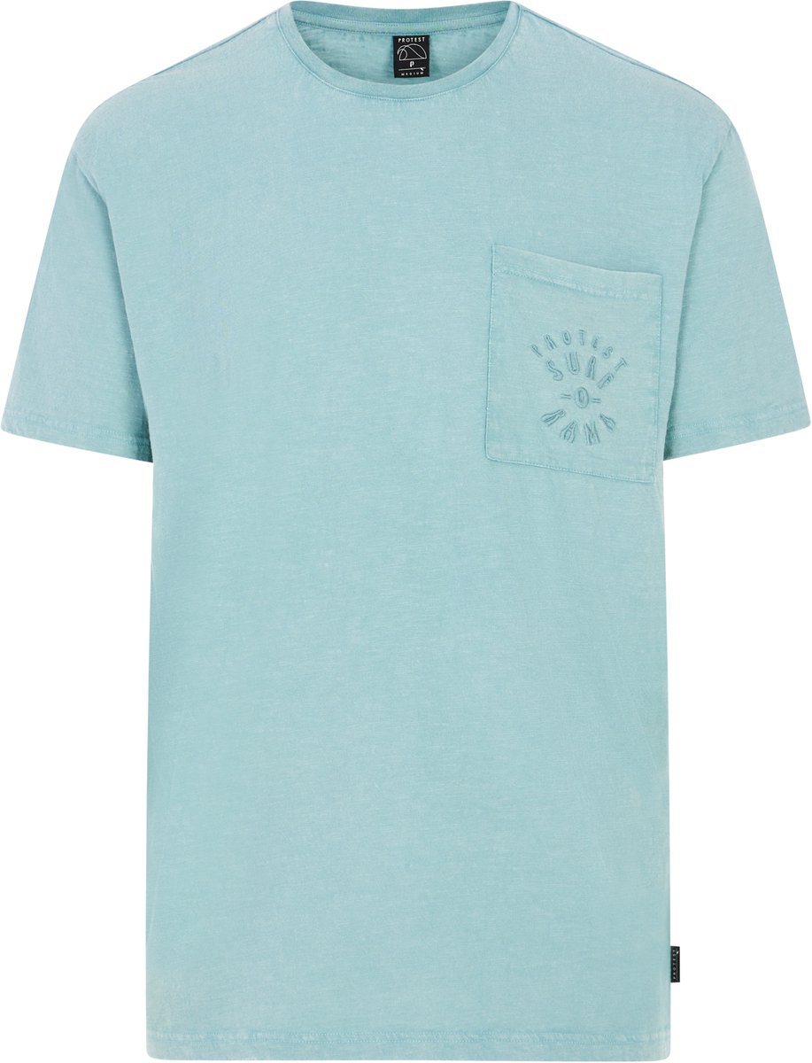 Protest Prtfarrel – T shirt Heren – Korte mouwen – Ronde hals Groen