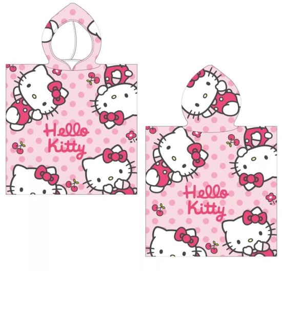 Hello Kitty badponcho 50x115cm sneldrogend van Merkloos — afbeelding 5
