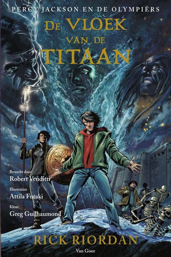 Percy Jackson en de Olympiërs 3 - De vloek van de Titaan - cover