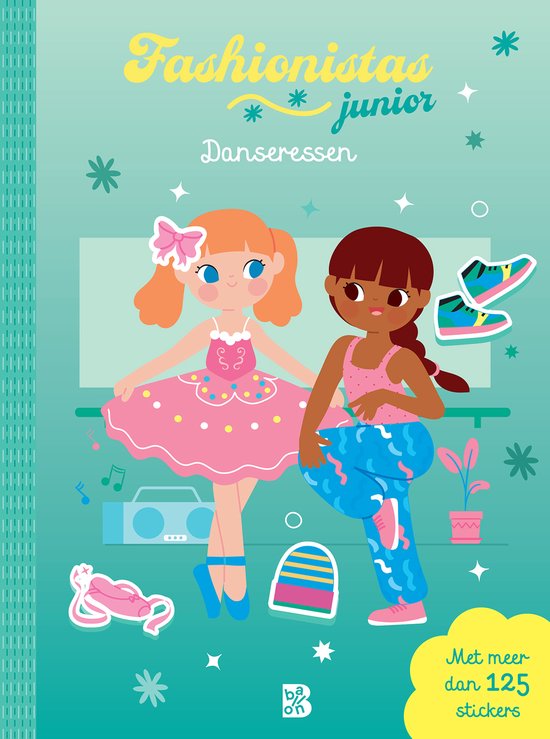 Mijn aankleedstickerboek 1 - Fashionistas junior Danseressen - cover