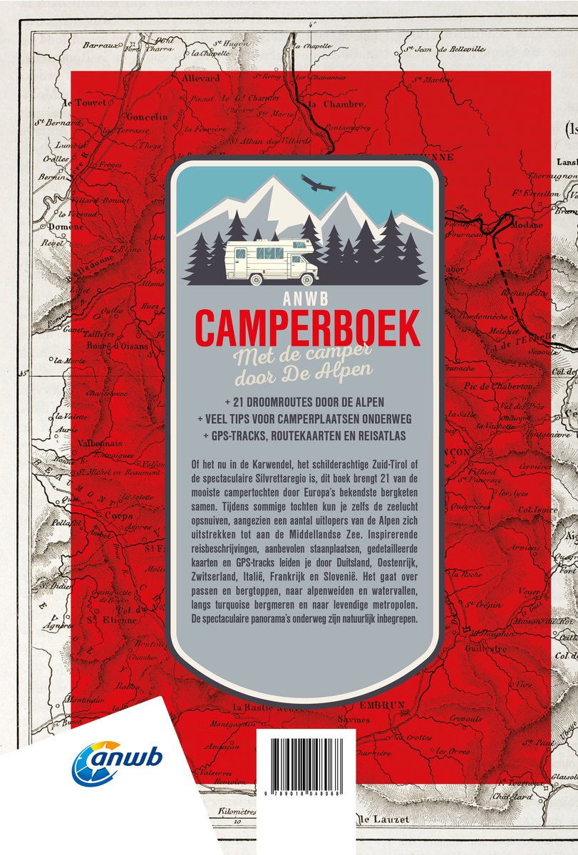 ANWB Camperboek - De Alpen - back cover