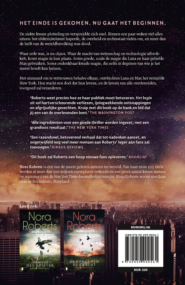 Het begin - back cover