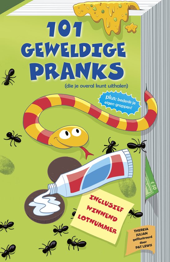 Moppenboeken - 101 geweldige pranks (die je overal kunt uith ... - cover