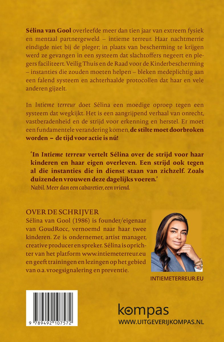 Intieme terreur - back cover