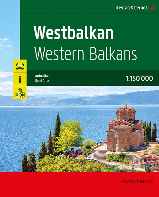 F&B Atlassen - West-Balkan Wegenatlas F&B - cover