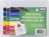 Marvy Uchida Textile Markers Brush Primary 6 pièces
