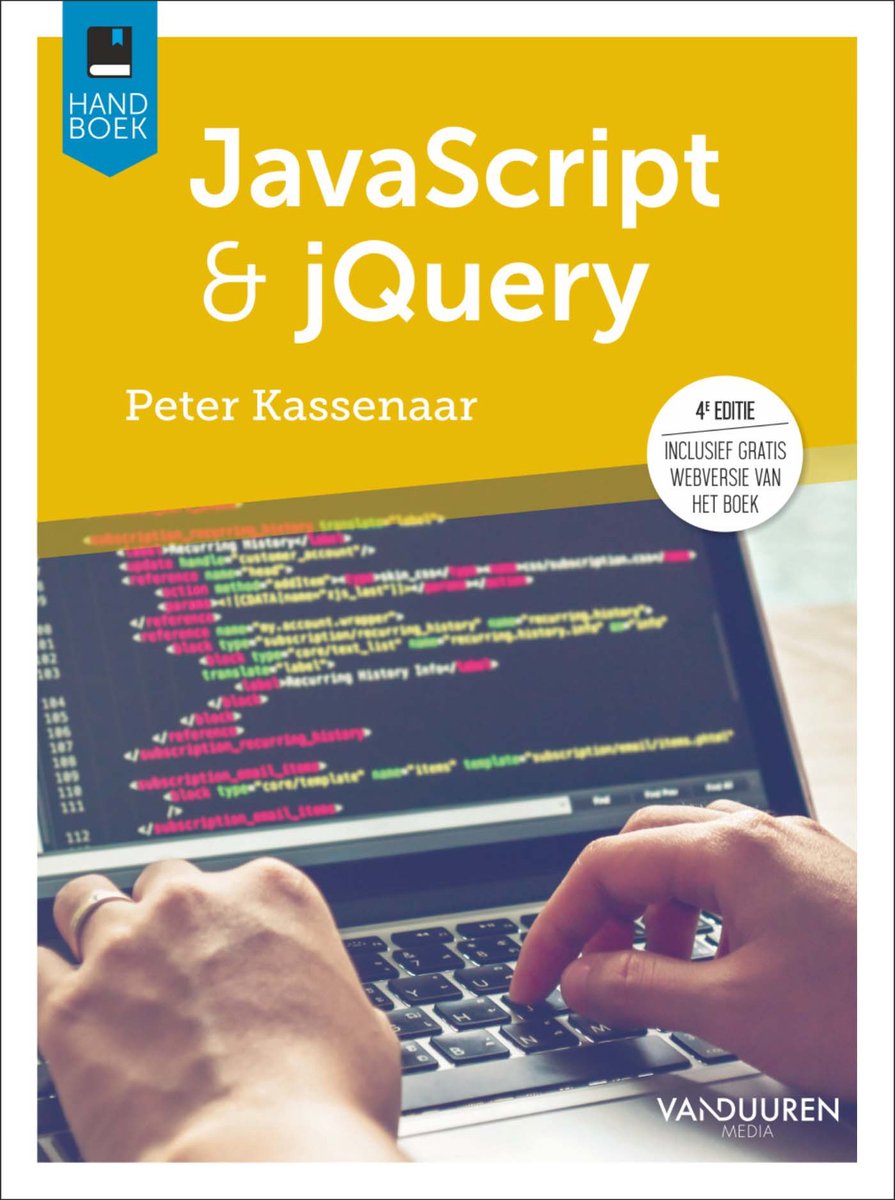 Omslag van Handboek - Handboek JavaScript & jQuery, 4e editie