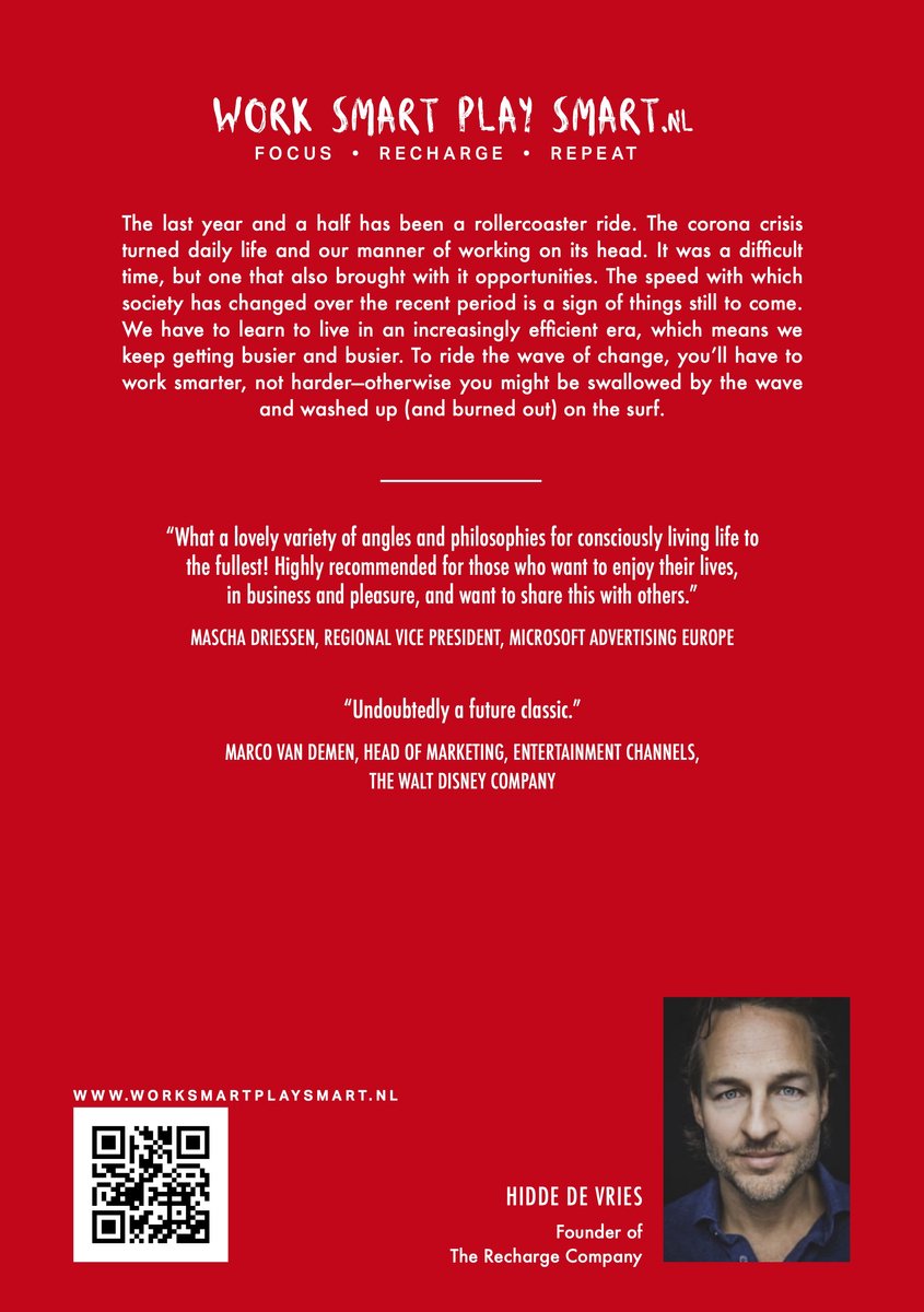 Work smart play smart - back cover