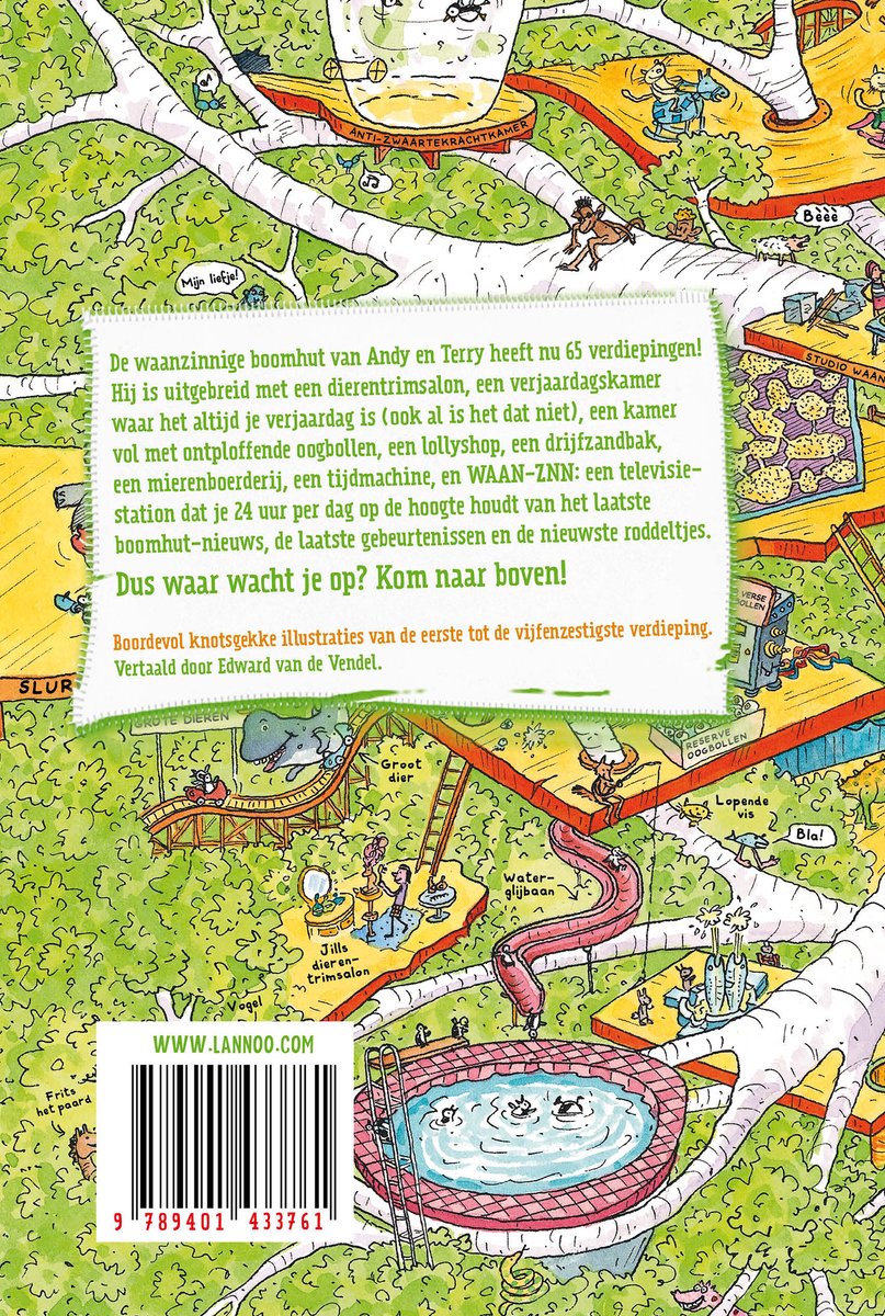 De waanzinnige boomhut 5 - De waanzinnige boomhut van 65 verdiepingen - back cover