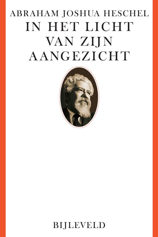 Boek "In het licht van zijn aangezicht" met portret van Abraham Joshua Heschel.