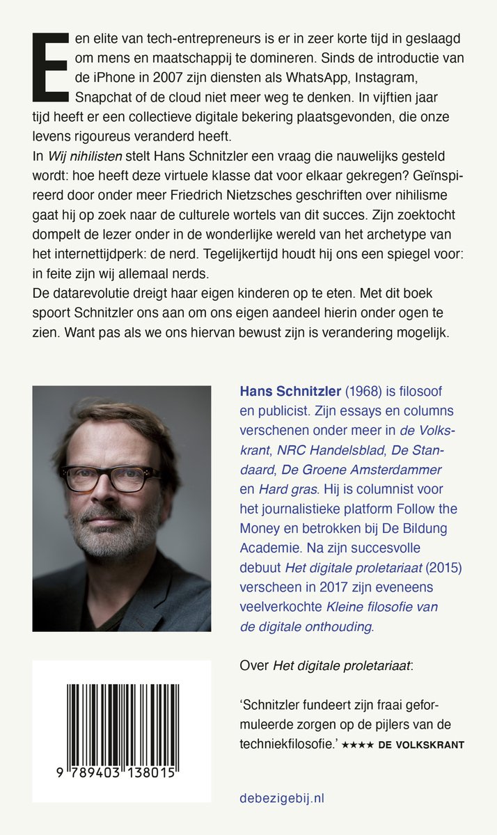 Wij nihilisten - back cover