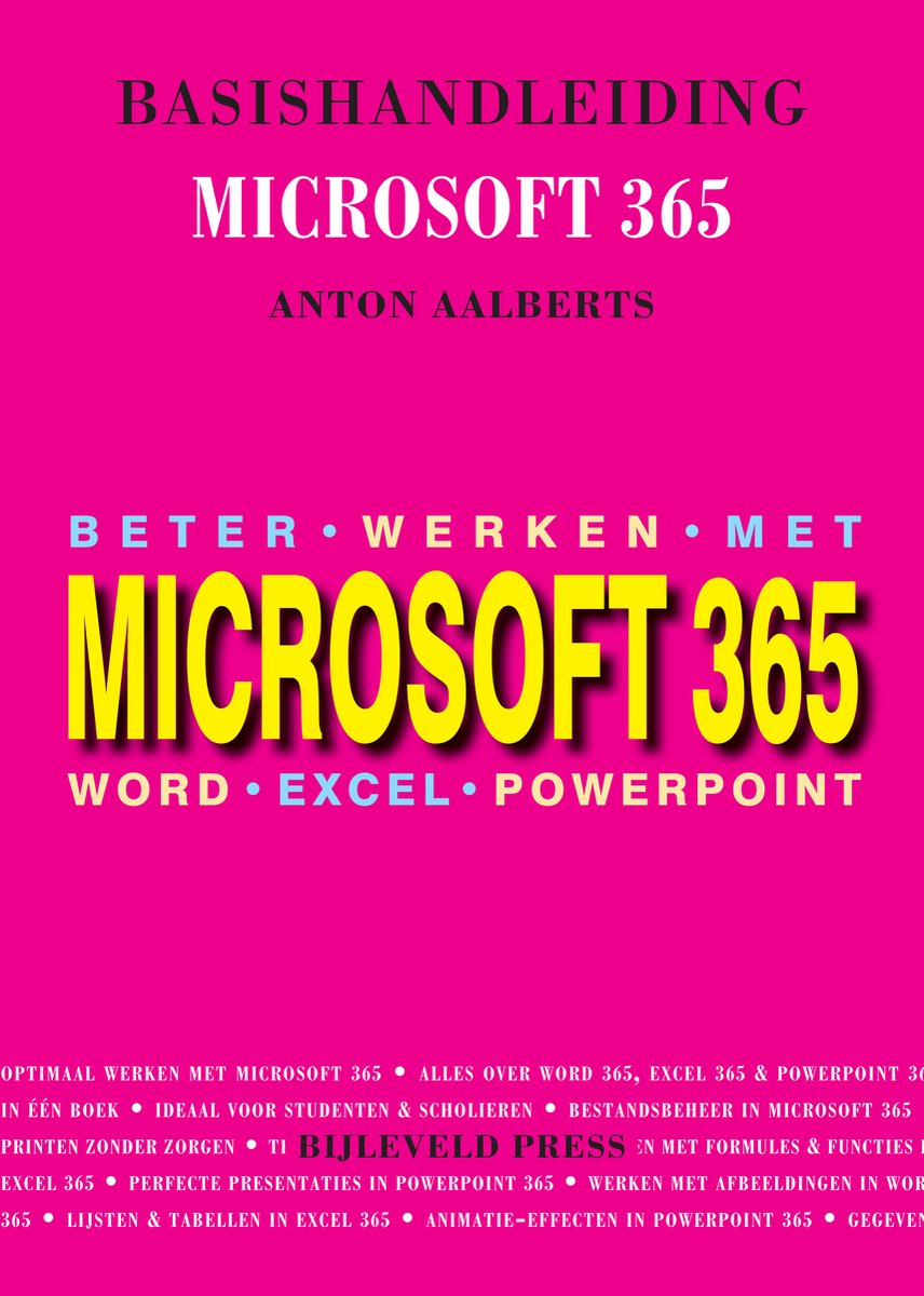 Omslag van Basishandleiding Beter werken met Microsoft 365