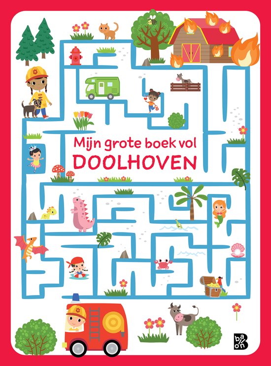 Mijn grote boek vol doolhoven - cover